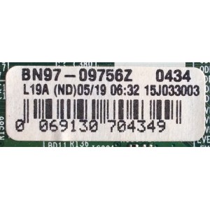 MAIN / SAMSUNG / BN94-09098A / BN97-09756Z / BN41-02245A / MODELO UN40J6200AFXZA UD02