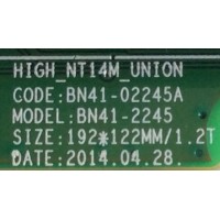 MAIN / SAMSUNG / BN94-09098A / BN97-09756Z / BN41-02245A / MODELO UN40J6200AFXZA UD02