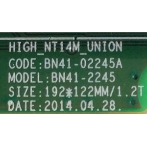 MAIN / SAMSUNG / BN94-09098A / BN97-09756Z / BN41-02245A / MODELO UN40J6200AFXZA UD02