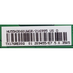 MAIN / SHARP / 216995 / RSAG7.820.7351/ROH / 209455 / PANEL HD550K3U82-K1\S2\BBY\GM\ROH / MODELO LC-55LBU591U