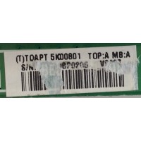 TARJETA PC / VIZIO / CBPFTQAPT5K00801 / (T)TQAPT5K00801 / 715G4226-T02-000-005F / PANEL LC420WUH-SCA1 / MODELO E421VA