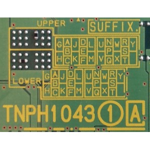 MAIN / PANASONIC / TXN/A1UUUUS / TNPH1043UE / TNPH1043 / PANEL MC165TJ6A31 / MODELO TC-P65ZT60