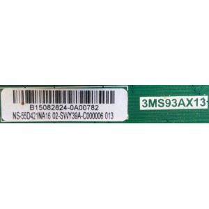 MAIN / FUENTE / (COMBO) / INSIGNIA / B15082824 / TP.MS3393.PC787 / 3MS93AX13 / PANEL LVF550C5DX. E6  .V4 / 
