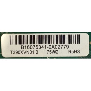 MAIN  FUENTE  (COMBO)  INSIGNIA  / 5538S011 / B16075341 / TP.MS3393.PB793 / PANEL T390XVN01.0 / MODELO NS-39D310NA17