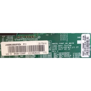 MAIN / SAMSUNG / BN94-12295F / BN97-13536F / BN41-02570B / PANEL CY-UM055FLLV8H / MODELO UN55MU8500FXZA FB04