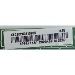 MAIN / SONY / XECB02K0410 / 715G6702-M01-000-004K / XECB02K041020X / PANEL TPT315B5 -AN02 REV.SC1J / MODELO KDL-32R330B