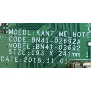 MAIN PARA TV SAMSUNG ORIGINAL / NUMERO DE PARTE BN94-13119P / BN97-14672S / BN41-02692A / PANEL CY-NN055HGLVAH / CY-NN055HGEV1H / DISPLAY LSF550FN09-L05 / BN96-39045D / MODELO HG55NJ678UFXZA / HG55NJ678UFXZA FA01