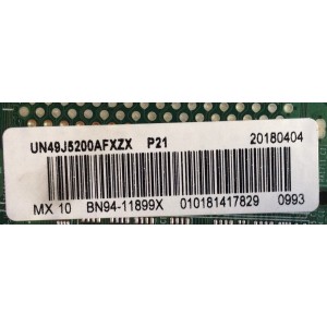 MAIN / SAMSUNG / BN94-11899X / BN41-02585B / BN97-12762T / PANEL CY-JM049BGLV1H / MODELO UN49J5200AFXZX FA01