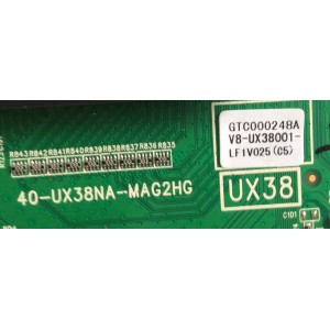 MAIN / TCL / 50FS3800 CAN / 40-UX38NA-MAG2HG / GTC000248A / V8-UX38001-LF1V025(C5) / PANEL LV500CM0T E2 / MODELO 50FS3800