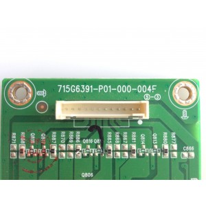 LED DRIVER / VIZIO / 715G6391-P01-000-004F / PANEL LNTVDU366XAE1 / MODELO E390I-B1