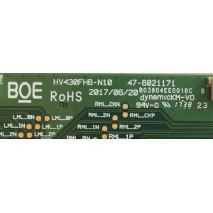 T - CON / 44-9771326O / 47-6021171 / PANEL HV430FHBN10 