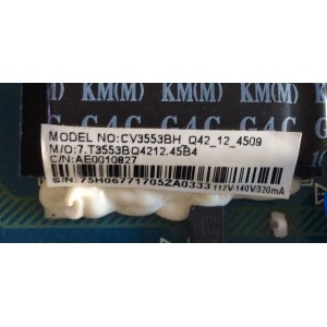MAIN / FUENTE (COMBO) / PROSCAN 75H0677 / CV3553BH-Q42 / CV3553BH_Q42_12_4509 / AE0010827 / PANEL LSC400HN05 / MODELO PLDED4016A