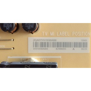 FUENTE DE PODER / VIZIO ADTVH1850AB8 / 715G9301-P02-000-003S / VH1850AB8 / PANEL T650QVF09.0 / MODELO PQ65-F1 LTMAXRLU