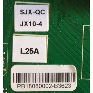 MAIN PARA TV RCA / NUMERO DE PARTE AE0011597 / 5844-A9M02B-0P10 VER00.06 / D65RWB714-U-A-I / PANEL HV650QUB-N90 / MODELOS RNSMU6536 / RNSMU5036