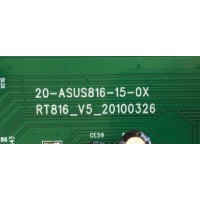 MAIN / ELEMENT TI10087-038 / 20-ASUS816-15-0X / RT816_V5_20100326 / 1.B.08.030000467 / RT816S / PANEL V315BH1-LH3 REV B1 / MODELOS ELEFW3916 / ELDFT321