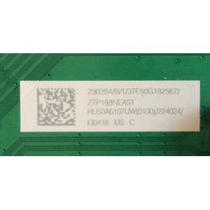 MAIN / SHARP 230284 / RSAG7.820.7918 / HU50A6107UW / E193079 / G182567 / 224024 / 230284/B / PANEL HD500S1U51-T01L1\S2\XP\GM\ROH / MODELO LC-50Q7030U 50G182