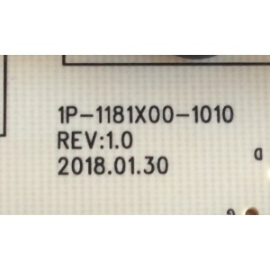 FUENTE DE PODER PARA TV VIZIO / NUMERO DE PARTE 09-70CAR0J0-00 / 1P-1181X00-1010 / 1P-117AX00-1010 / 09-70CAR0J0-01 / E301791 / PANEL SD600DUA-1 / MODELOS D60-F3 / D70-F3 / D60-F3 LFTRXBLU / D60-F3 LFTRXBKU / D70-F3 LFTRXCLV