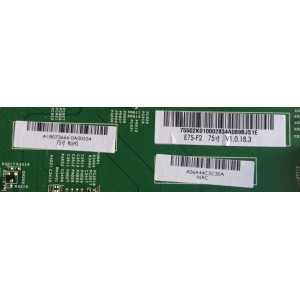 MAIN / VIZIO / 791.02K10.0002 / 75502K010002 / 748.02K01.0 / A18073666 / PANEL LC750EQY/ MODELO E75-F2 LWZJWWMU 