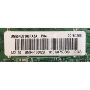 MAIN / SAMSUNG / BN94-13602B / BN41-02365B / BN97-14772Y / PANEL CY-CN055HGHV6H / MODELO UN55NU7300FXZA CD08