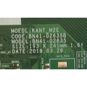 MAIN / SAMSUNG / BN94-13602B / BN41-02365B / BN97-14772Y / PANEL CY-CN055HGHV6H / MODELO UN55NU7300FXZA CD08