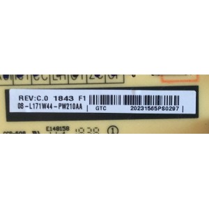 FUENTE DE PODER / TCL / 08-L171W44-PW210AA / 40-L141W4-PWC1CG / CCP-508 / PANEL LVU650NEBL / MODELO 65S513