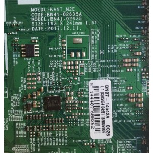 MAIN / SAMSUNG / BN94-12804B / BN97-14042A / BN41-02635A / PANEL CY-NN065HGNV2H / MODELO UN65NU7100FXZA DA01