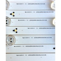 KIT DE LED'S PARA TV (14 PIEZAS) / LG LZ5501LGEPWA  / LZ5501LGEPWA-DL84_L Rev.0 / PANEL`S NC550DUN-SAAP1 / LN54M550060 V12 / LA62M55T120V12 / MODELOS 55LN549E / 55LN5200 / 55LN5790 / 55LN5700 / 55LN5600 / 55LN540 0/ ((CON ALGUNOS DIFUSORES DESPEGADOS))