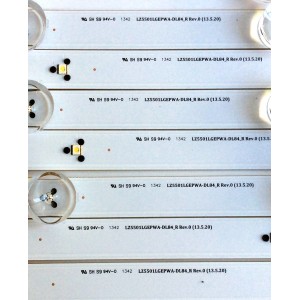 KIT DE LED'S PARA TV (14 PIEZAS) / LG LZ5501LGEPWA  / LZ5501LGEPWA-DL84_L Rev.0 / PANEL`S NC550DUN-SAAP1 / LN54M550060 V12 / LA62M55T120V12 / MODELOS 55LN549E / 55LN5200 / 55LN5790 / 55LN5700 / 55LN5600 / 55LN540 0/ ((CON ALGUNOS DIFUSORES DESPEGADOS))