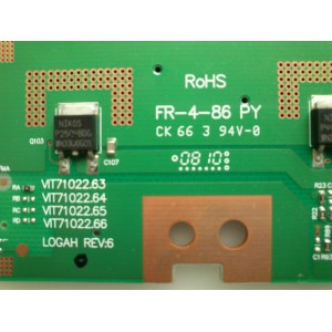 BACKLIGHT INVERSOR 1937T03003 / SONY 1-857-097-11 / VIT71022.63 / 19.37T03.003 / MODELO KDL-37M4000