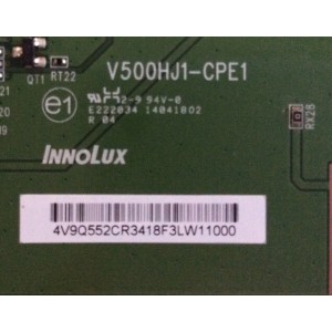 T-CON PARA TV LG / NUMERO DE PARTE 4V9Q552C / V500HJ1-CPE1 / E22034 / 4V9Q552CR3418F3LW11000 / PANEL NC500DUN-VXBP1 / MODELO 50LB6000-UH / 50LB6000-UH.BUSJLJR