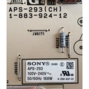 FUENTE DE PODER / SONY / 1-474-300-11 / 1-883-924-12 / APS-293(CH) / APS-293 / MODELOS KDL-40EX620 / KDL-40EX621 / KDL-40EX720 / KDL-40EX723 / KDL-40EX729