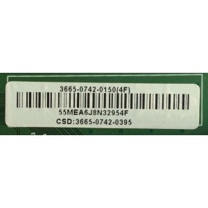 MAIN / VIZIO / 3665-0742-0150 / 0171-2272-6864 / 3665-0742-0395 / MODELO M65-F0 