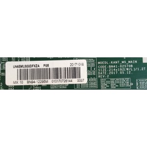MAIN / SAMSUNG / BN94-12295M / BN41-02570B / BN97-13538G / PANEL CY-SM065FLLV9H / MODELO UN65MU8000FXZA FC05 /  UN65MU800DFXZA FC05