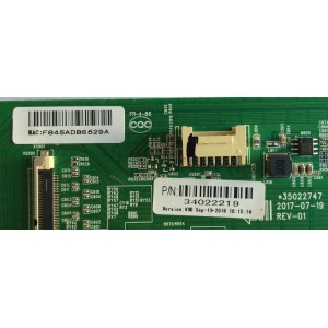 MAIN / SEIKI 34022219 / 35022747 / 34022219KR88005594 / F845ADB6529A / PANEL JE601R3HB3L / MODELO SC-60UK850N