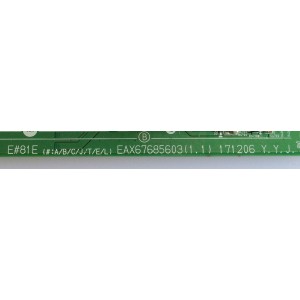 MAIN / LG / EBT64605801 / EAX67685603 / 8J1L00LC-0005 / PANEL LE550AQD (LL)(A1) / MODELO OLED55E8PUA.AUSWLH