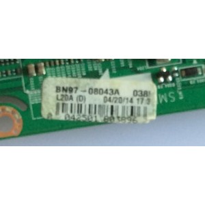 MAIN / SAMSUNG / BN94-07259B / BN41-02157B / BN97-08043A / PANEL CY-GH040CSLV1H / MODELO UN40H6350AFXZA TS01