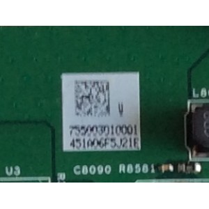 MAIN / VIZIO / 75.50030.100 / 748.00303.0011 / 13095-1 / 755003010001  / MODELO E320FI-B2 LWZQPKMQ /
