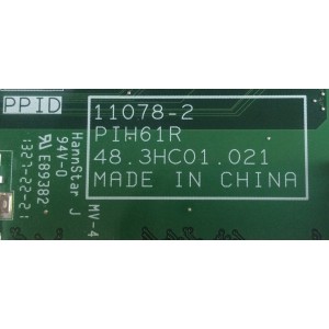 TARJETA MADRE DE COMPUTADORA / DELL  CN-0YXG0N / 11078-2 / PIH61R / 48.3HC01.021 / MODELO DELL 2020 / CHIPSET INTEL        BD82H61 SLJ4B