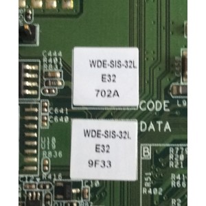 MAIN / WESTINGHOUSE / 69.EB41M.05A / SIS2528US-A-HS / WDE-SIS-32L / PANEL V320BJ2 -P01 REV.C1 / MODELO LD-3260 TW-63011-U032