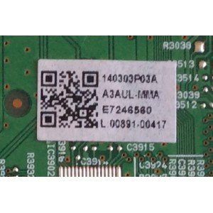 MAIN / MAGNAVOX / A3AULMMA-001 / BA31T0G0 201 3 / A3AUL-MMA / A3AULUH / PANEL U3AU2XH / MODELO 50ME313V/F7 DS3