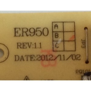 FUENTE DE PODER PARA TV RCA / NUMERO DE PARTE RE46ZN1320 / ER950 / KB-5150 / WP1211057 / E3-95002012-ER / PANEL LSC550HW02-QYE / MODELO LED55C55R120Q