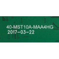 MAIN / HITACHI / X490248 / 40-MST10A-MAA4HG / V8-ST10K01-LFV001 / M8-T10NA04-MA200AA / PANEL LVU430LGDX  E1  V17 / MODELO 43R80 