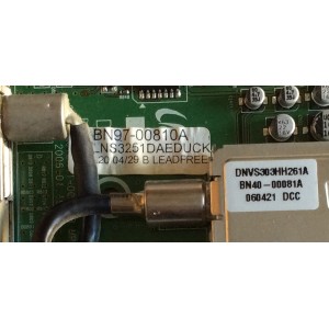 MAIN / SAMSUNG / BN94-00850A / BN97-00810A / BN41-00679B / PANEL T315XW02 / MODELOS LNS3251DX/XAA / LNS3252DX/XAA