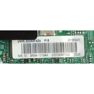 MAIN / SAMSUNG / BN94-13194A / BN97-14651A / PANEL CYKN055FGLV1H / MODELO UN55LS03NAFXZA FA01 / ULS03NU