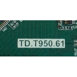 MAIN / TOSHIBA / 78V0F000020 / H19030287 / TD.T950.61 / FW:1847+96 / PANEL U320DH05 TT105 / MODELO 32LF221U19
