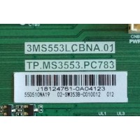 MAIN / FUENTE / (COMBO) / INSIGNIA / J18124761 / 3MS553LCBNA.01 / TP.MS3553.PC783 / 55D510NA19 / PANEL LVF550CSDXE13 / MODELO NS-55D510NA19