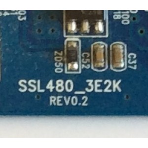 LED DRIVER / HITACHI / LJ97-00236A / SSL480_3E2K / PANEL LTA480HQ01-C01 / MODELO LE48W806 
