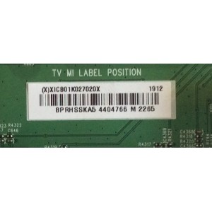 MAIN INSIGNIA / XICB01K027 / 715G9566-M01-B00-005T / (X)XICB01K027020X / PANEL TPT500B5 -U1T01D REV:S04S / DISPLAY CV500U1-T01 / MODELO NS-50DF710NA19