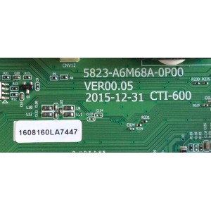 MAIN FUENTE (COMBO) LG / 1608160LA7447 / 5823-A6M68A-0P00 / 1608160M / CTI-600 / MODELO 43LH5000-UA