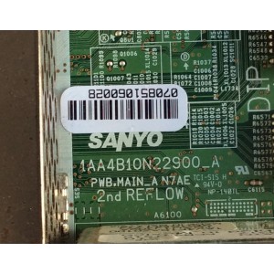 MAIN SANYO / 1AA4B10N22900-J4FH / 1AA4B10N22900_A / J4FH / PANEL MD-50H12NBC / MODELOS DP50749 / P50749-02